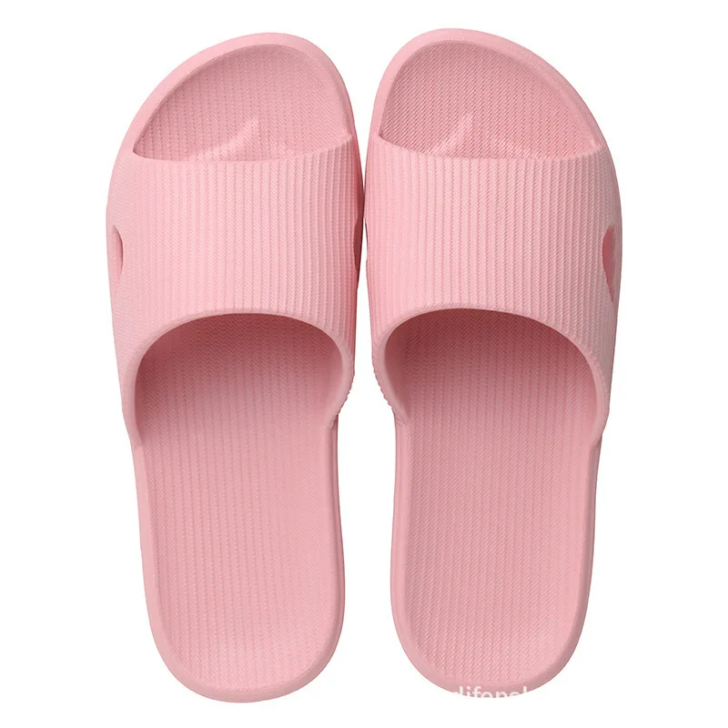 Summer Beach Eva Soft Sole Slide Sandals Leisure Men Ladies Indoor Bathroom Antislip Sandals Shoes Women Thick Platform Slippers