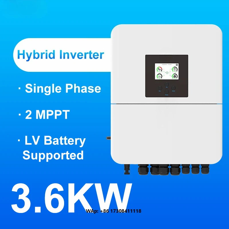 Deye Pure Sine Wave Solar Power Inverter 3Kw 5Kw 6Kw 6000W  Hybrid Single Phase Inverter