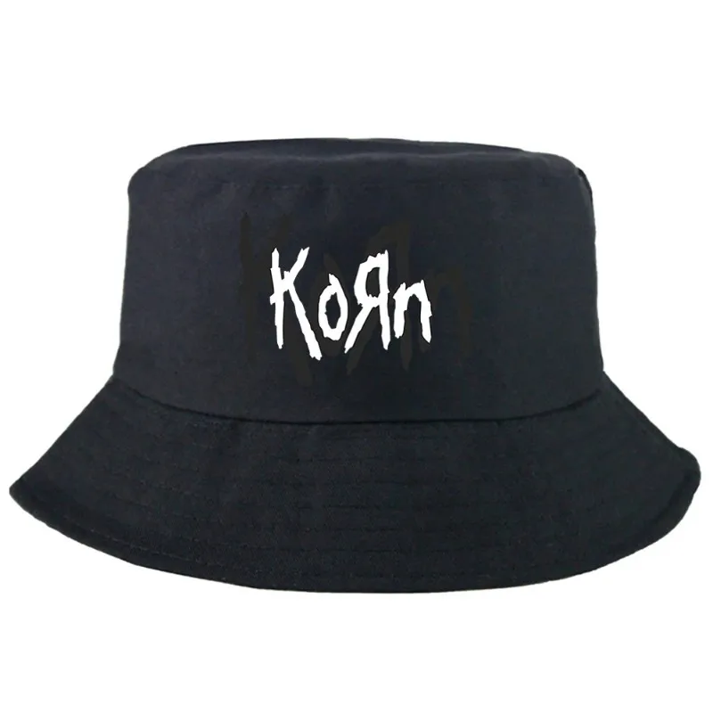 Korn Coming Undone Bucket Hat Summer Woman Foldable Bucket Hat Man Unisex Casual Printing Outdoor Sunscreen Fishing Hunting Cap