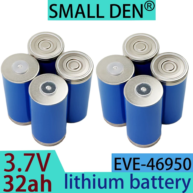 3.7V 46950 32Ah Lithium ion Rechargeable Battery 10C 320A Discharge DIY Camping Electric Car Golf Car Large Capacity High Power