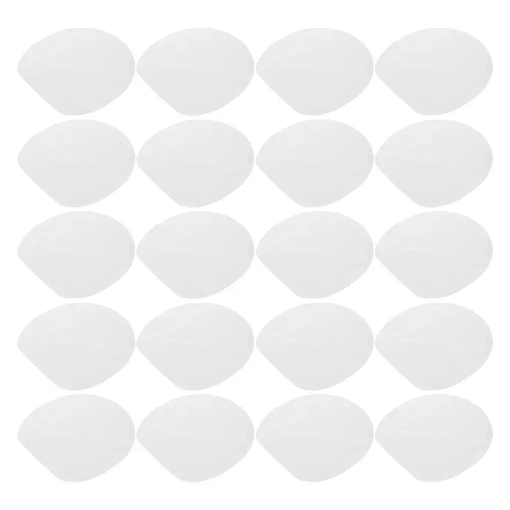 

20 шт. защитных пленок для настольных теннисных ракеток, прозрачные, без клеевого слоя, защита от износа, сменные, для тренировок