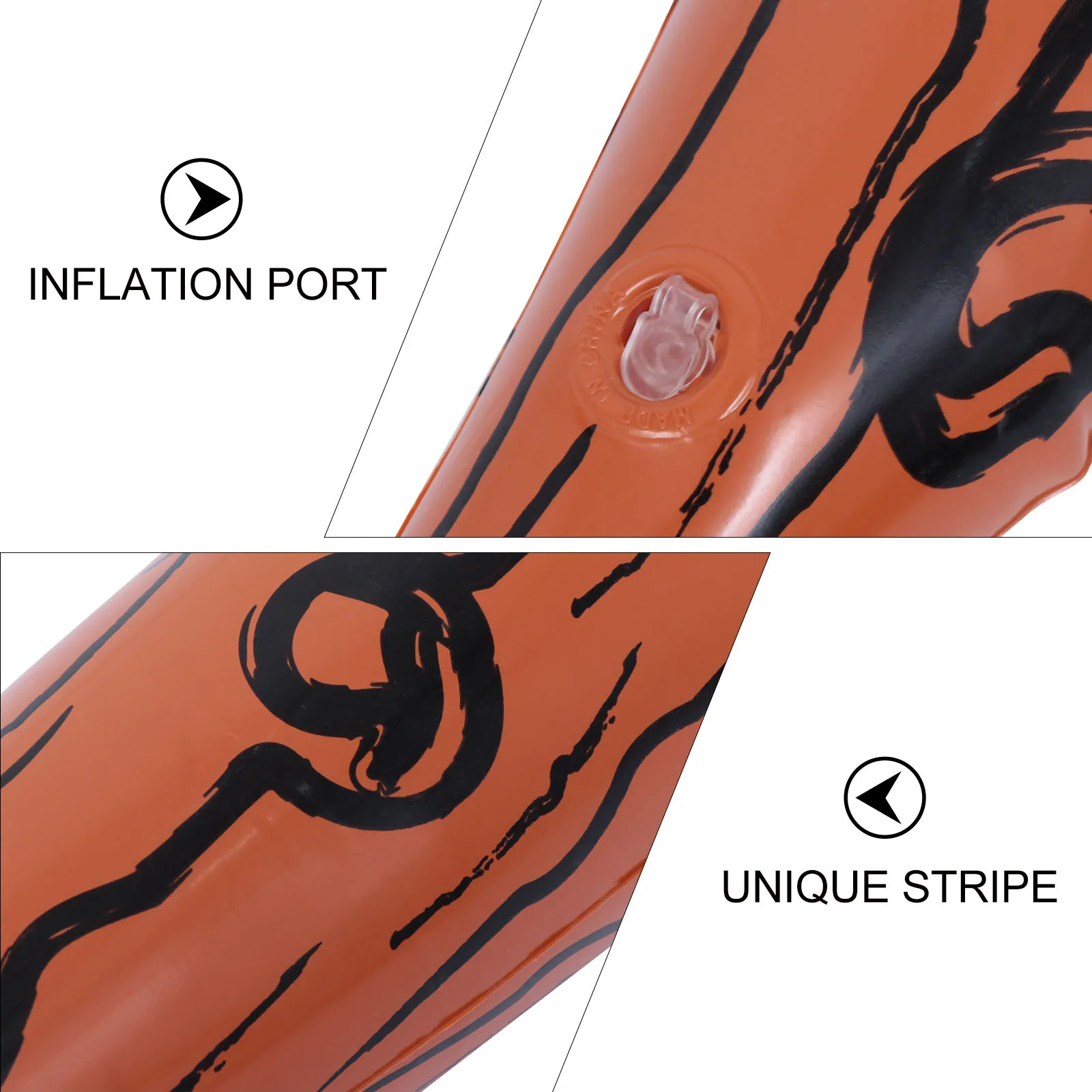 

1pc Inflatable Baseball Toys Party Cheering Toy PVC Material Bright Colors Party Cheering Toy Carnival Favors Kids Outdoor Ball