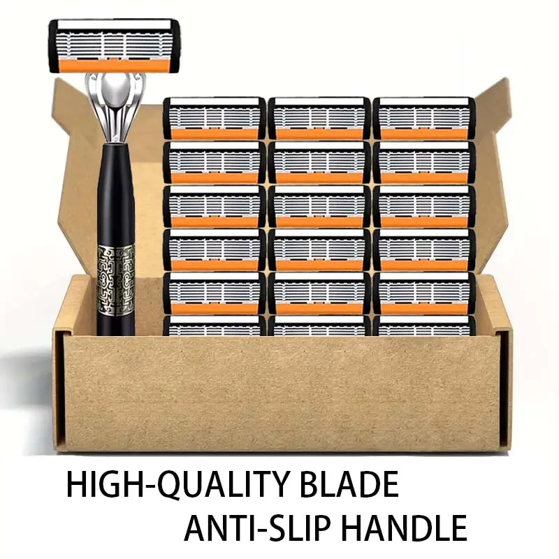 تأتي ماكينة الحلاقة الجديدة 2025 مع مقبضين مضادين للانزلاق و72 شفرة حادة للغاية قابلة للاستبدال. إنها هدية عظيمة للمهرجانات #2