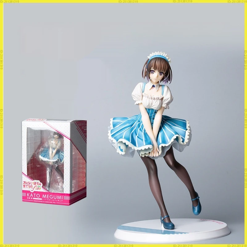 

24cm Saekano How To Raise A Boring Girlfriend Anime Figure Maid Megumi Kato Action Figure Kato Megumi Figurine Adult Toys Doll