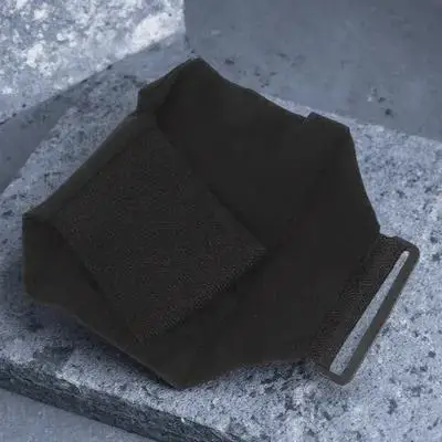 

Black Sports Running Leg Pouch Elastic Calf Phone Bag Hook Loop Tape Closure Workout Phone Holder Storage Case Outdoor Exercise