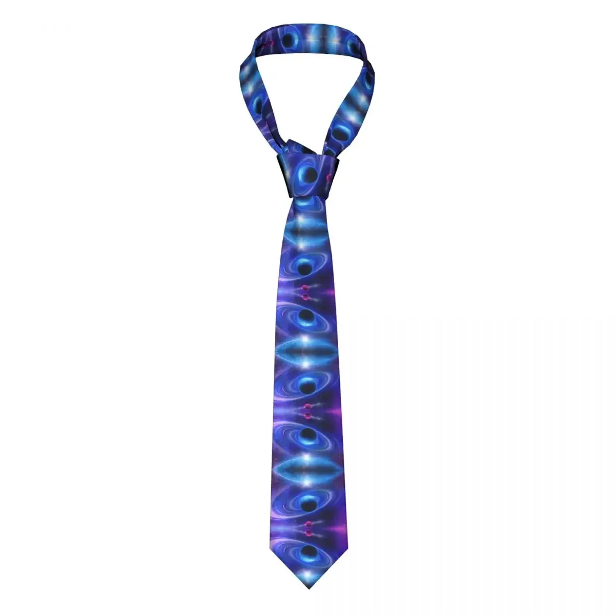 Galaxy Universe Space Nebula Men Women Neckties Silk Polyester 8 cm Narrow Neck Tie for Men Shirt Accessories Cravat Wedding