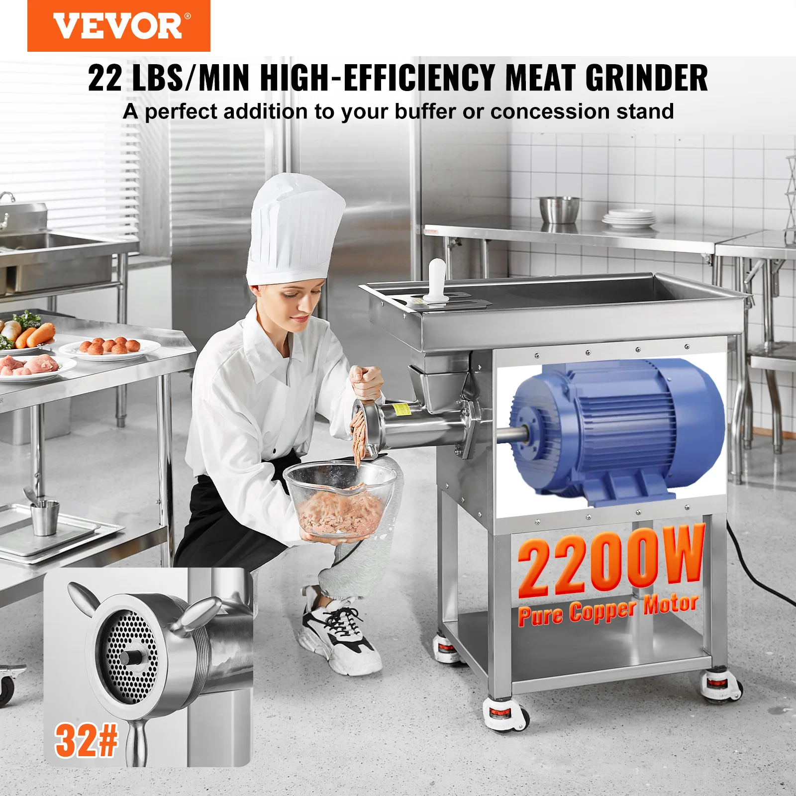 Meat Grinder Sausage Maker 32 - Baru # Penggiling Daging Listrik Kapasitas