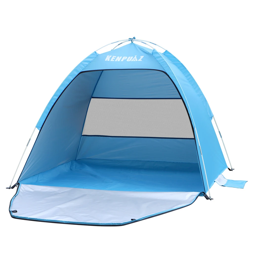 Nieuwe Stijl Strand Waterdichte Familie Tent Kinderen Outdoor Camping Kinderen Tenten Ventileren Snel Opgezet Draagbaar Voor Baby Zon Schaduw