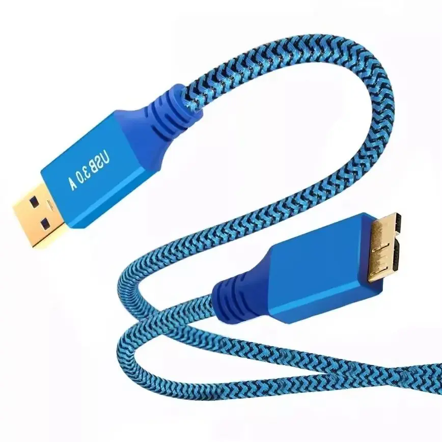Micro USB 3.0 Cable Type A to Micro B Cable For External Hard Drive Disk HDD Samsung S5 Note3 USB HDD Data Cable