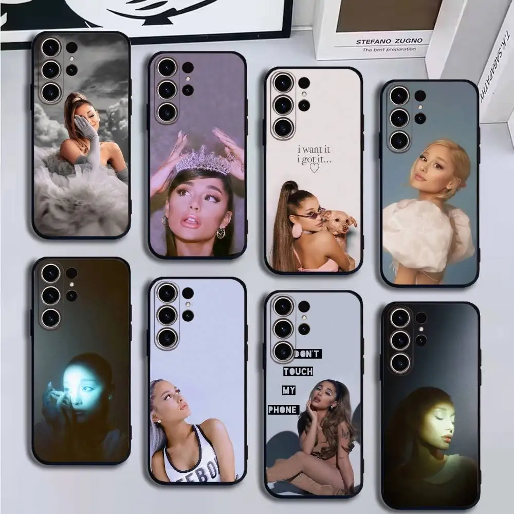 

E-Eternal Sunshine A-Arianas Phone Case For SamsungS25,24,21,22,23,30,Ultra,20,Plus,Fe,Lite,Note,10,9,Soft Black Cover
