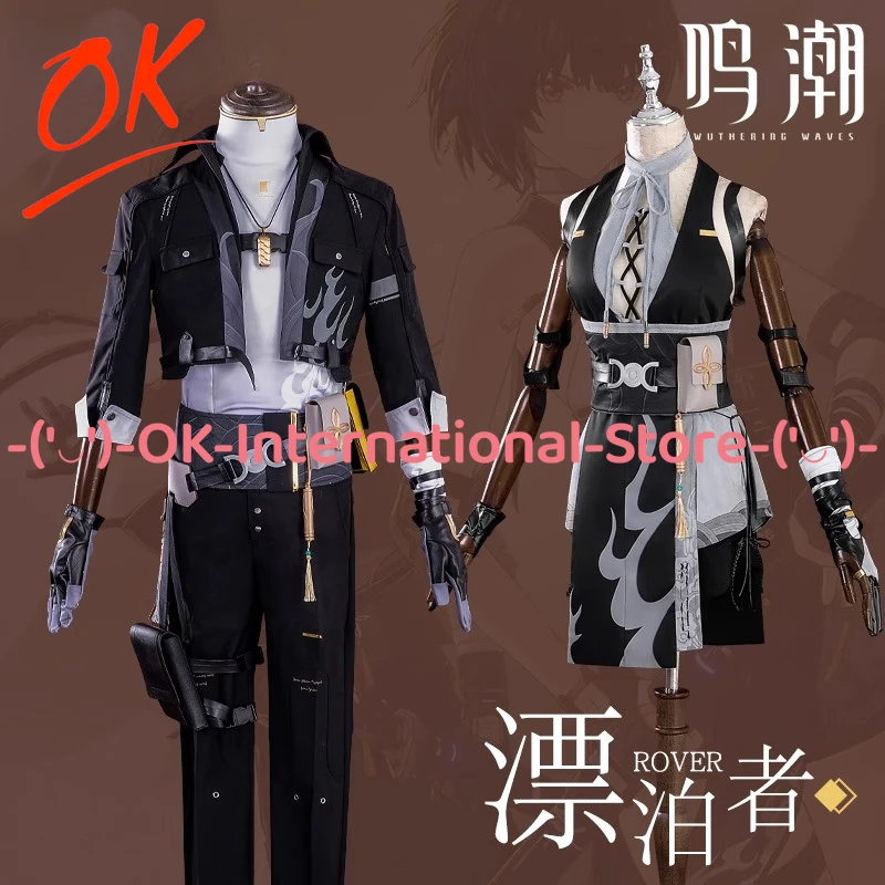 

Wuthering Waves Rover Главный герой Резонатор Косплей Костюм Аниме Игровой Персонаж Наряд Хэллоуин Карнавальная Вечеринка Униформа Костюм