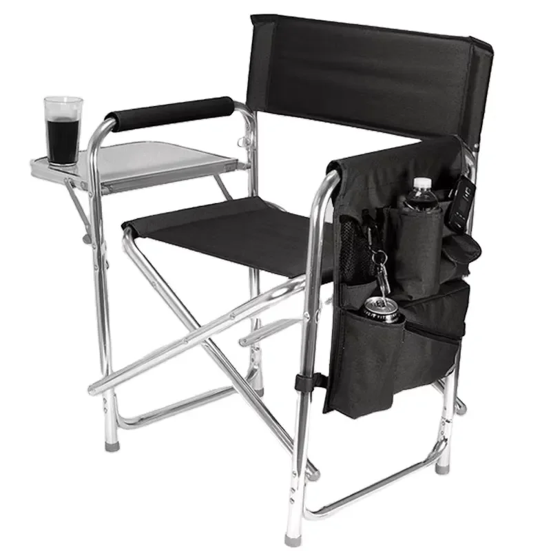 Heavy Duty Portable Folding Chair for Beach Gym Park Hotel Use with 600D Oxford Fabric Oversize