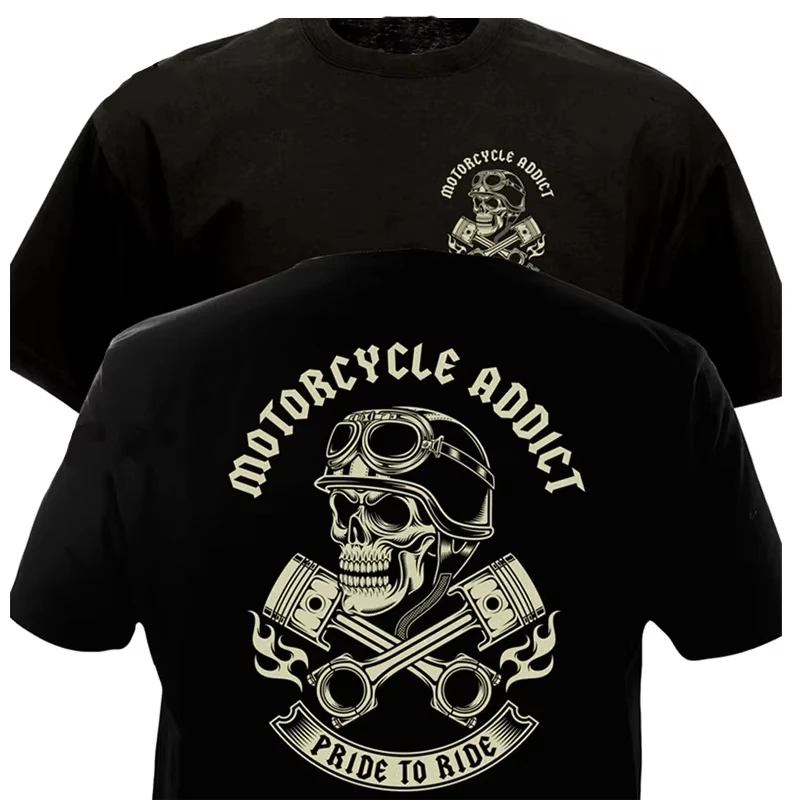 camiseta-masculina-com-estampa-de-motocicleta-biker-chopper-bobber-motard-verao-preta-manga-curta-gola-redonda-camisa-de-rua