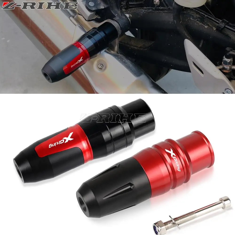 

Motorcycle FOR Xciting 250 300 400 500 XCITING250 Xciting300 Frame Exhaust Sliders Anti Crash Pad Protector Falling Protection