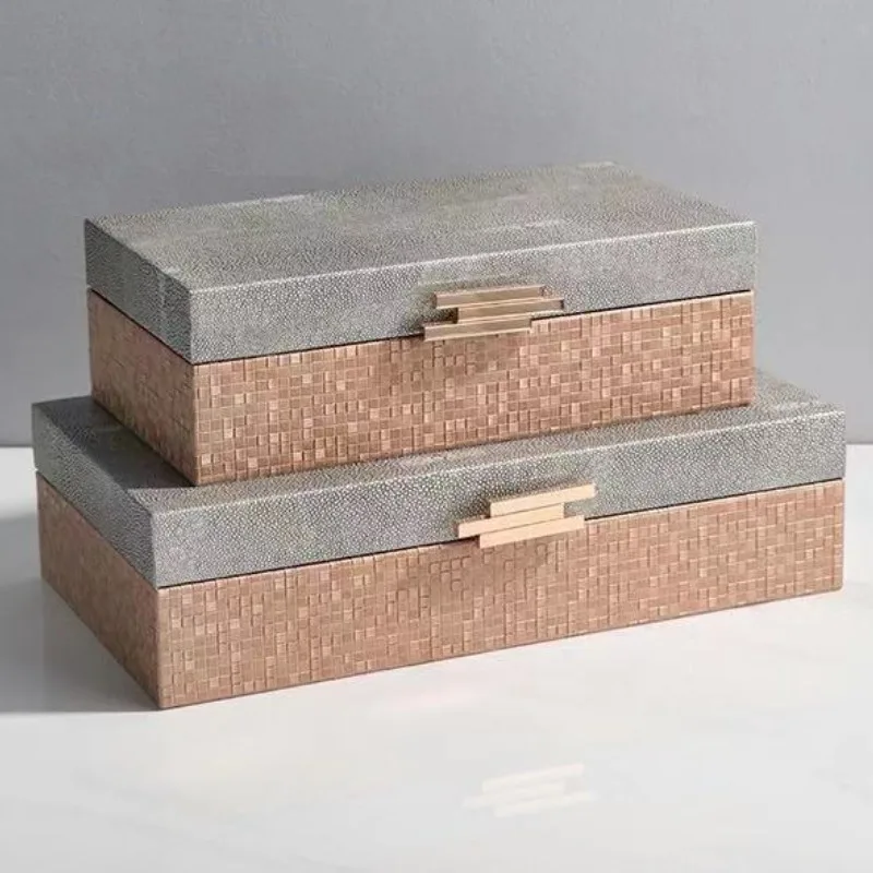 

Leather Jewelry Box Luxury Travelling Storage Boxes Earring Bracelet Necklaces Display Ring Case Jewellery Organizer Supplies