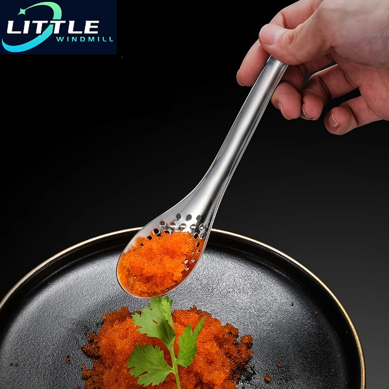 Molecular Cuisine Caviar Spoon Cooking Gadgets Colander Egg Yolk   Kitchen Tools  Accessories