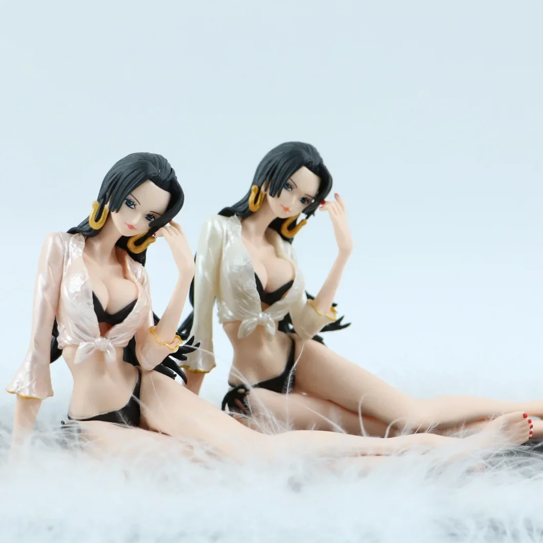 NEW One Piece Boa Hancock Goddess Nude Swimsuit Figure Decoration Home Decoration Car Doll toys Monkey D Luffy Gift