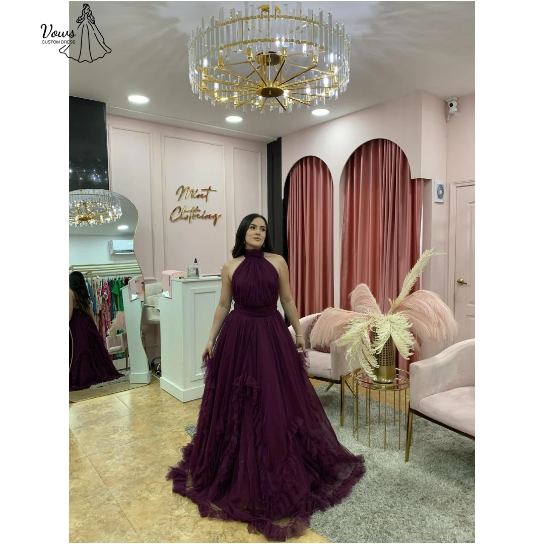 Vows Line A Women's Evening Dress for Weddings Custom Made Dresses. For. Women Wedding Guest Dresses Woman Round Neck Ball Gowns