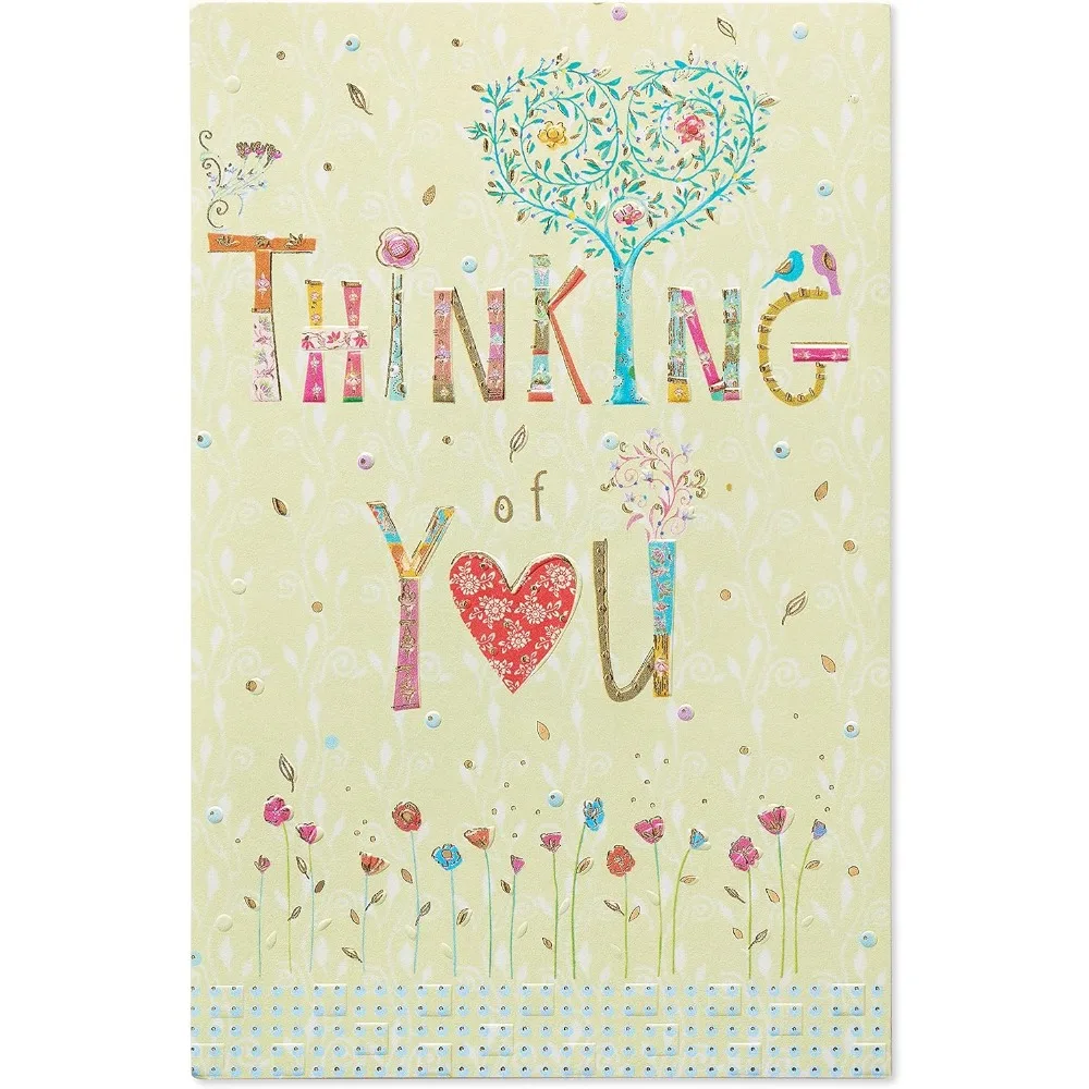 

American Greetings Thinking Of You Card (Floral)