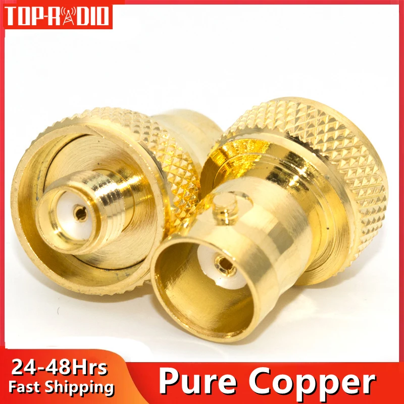 1PC Gold Plated Bnc… - image