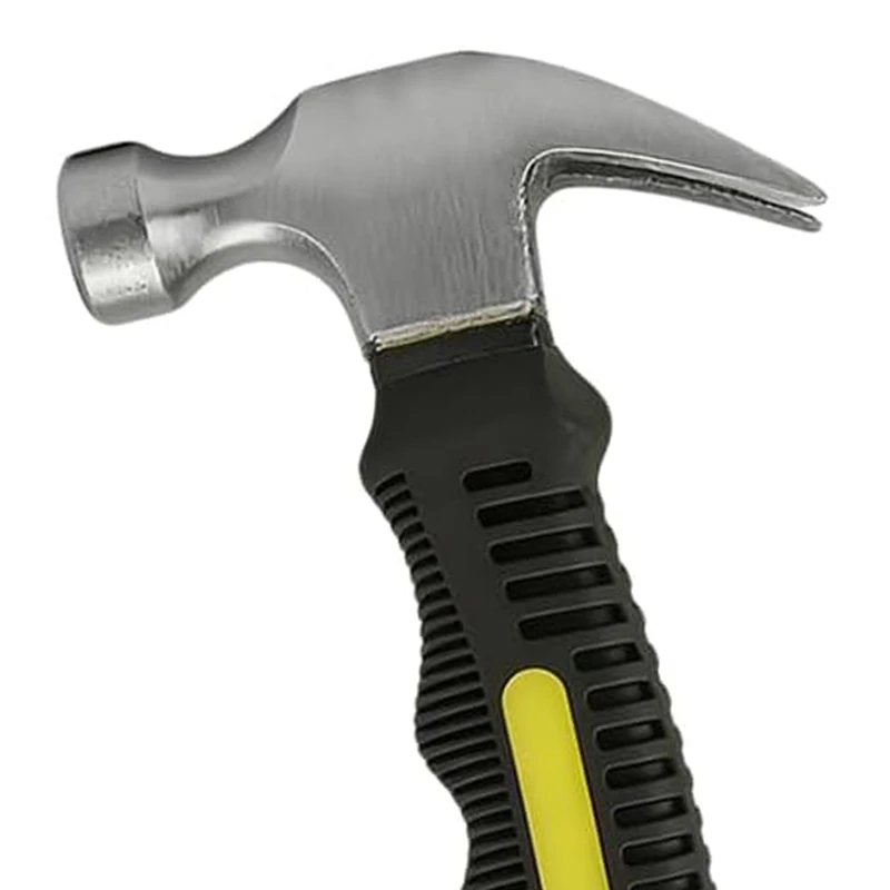 DT19 Portable Sheep Horn Hammer, Woodworking Nail Puller & Lifting Tool, Car Repair Hammer, Compact Claw Hammer Blue