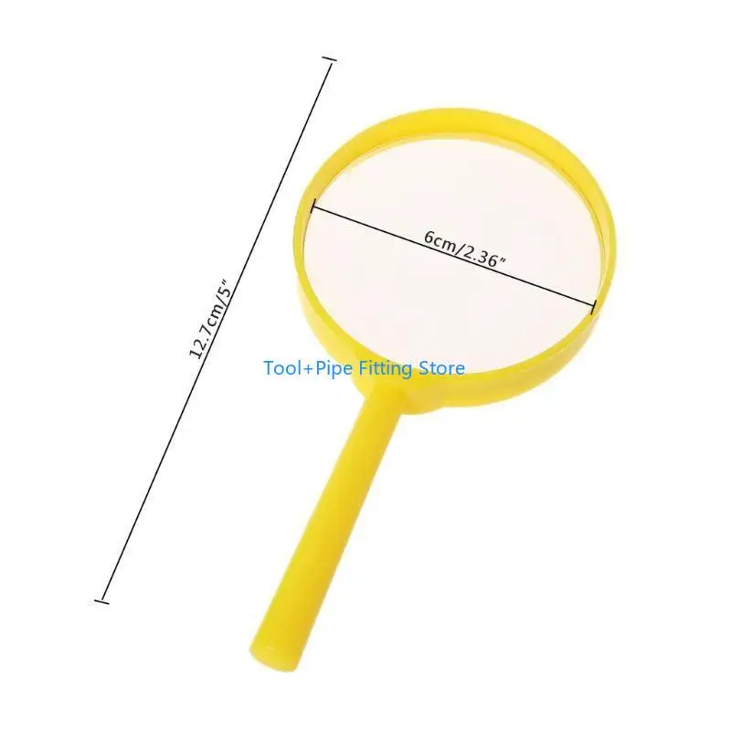 F92B Upgrade Large Glasses 3X Handheld Reading Magnifier Magnafying Glass