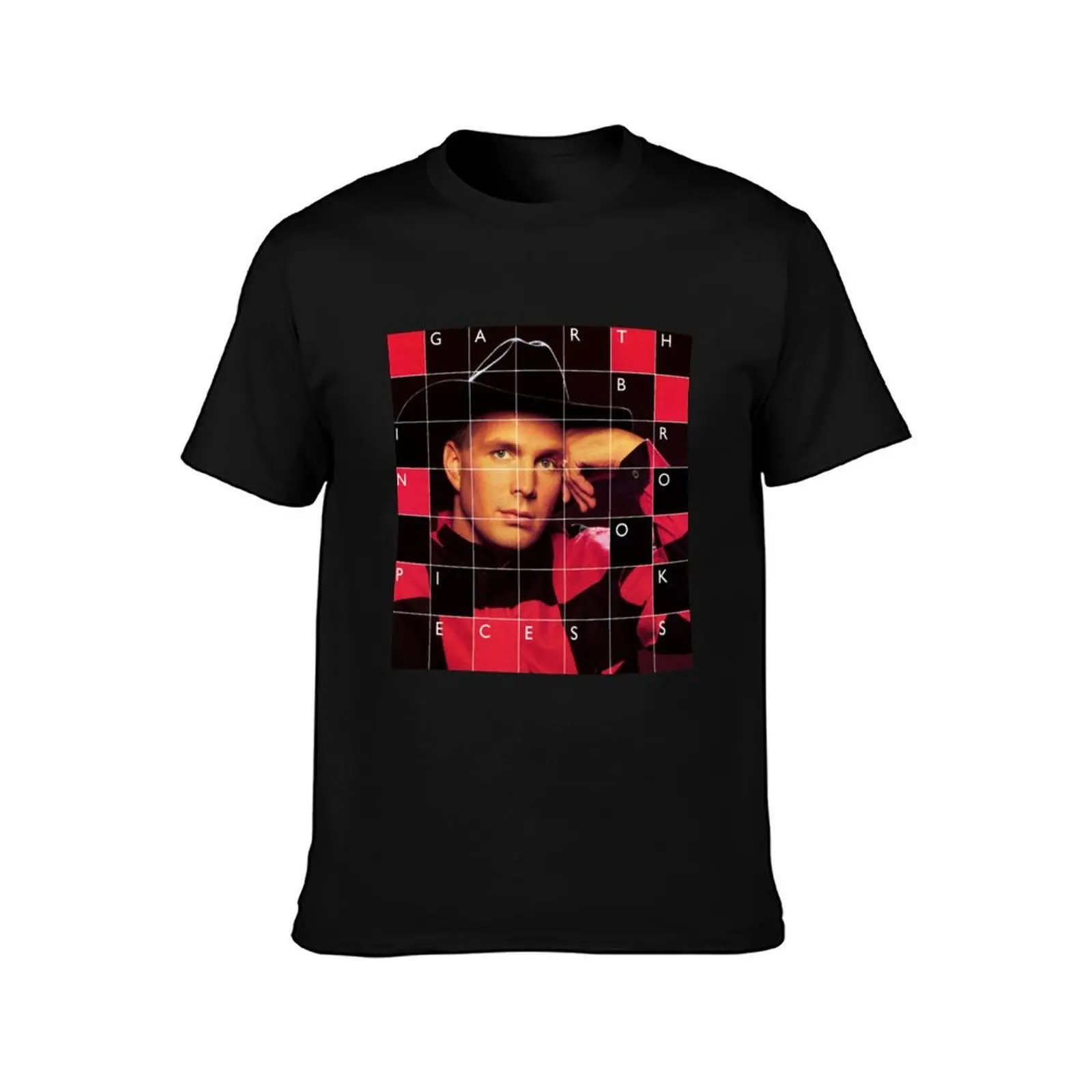 Garth Brooks In pieces T-Shirt, Summer Casual Cotton Tee, Oversized Streetwear Tops, Vintage Graphic Print, Unisex Men Women