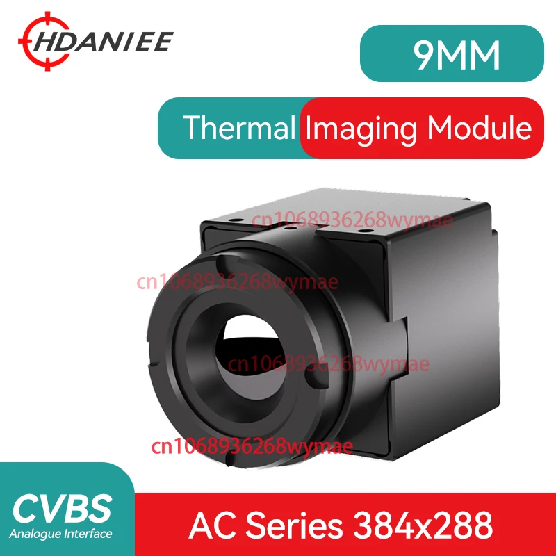 

AC384 9MM Thermal Imager 384×288 High Resolution Analog CVBS 12um Uncooled Infrared Focal Plane Detector for RC FPV Drone Parts