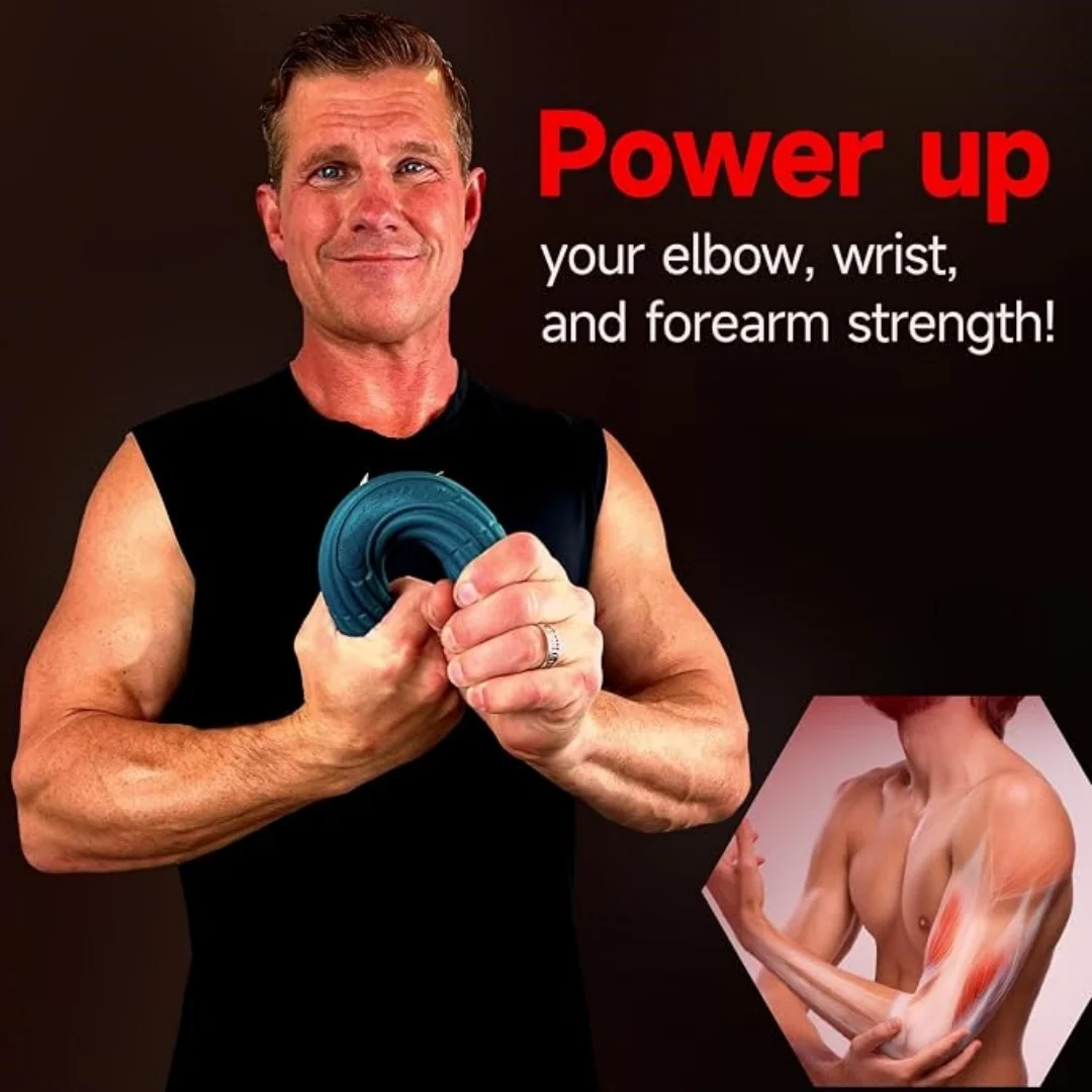 Elastic Therapy Bar, Tennis Elbow Treatment Bar - Perfect for Relieving Tendonitis Pain and Improving Grip, Fitness Resistance Bar for Golfers' Elbows and Tendonitis, Twist Bar for Physical Therapy