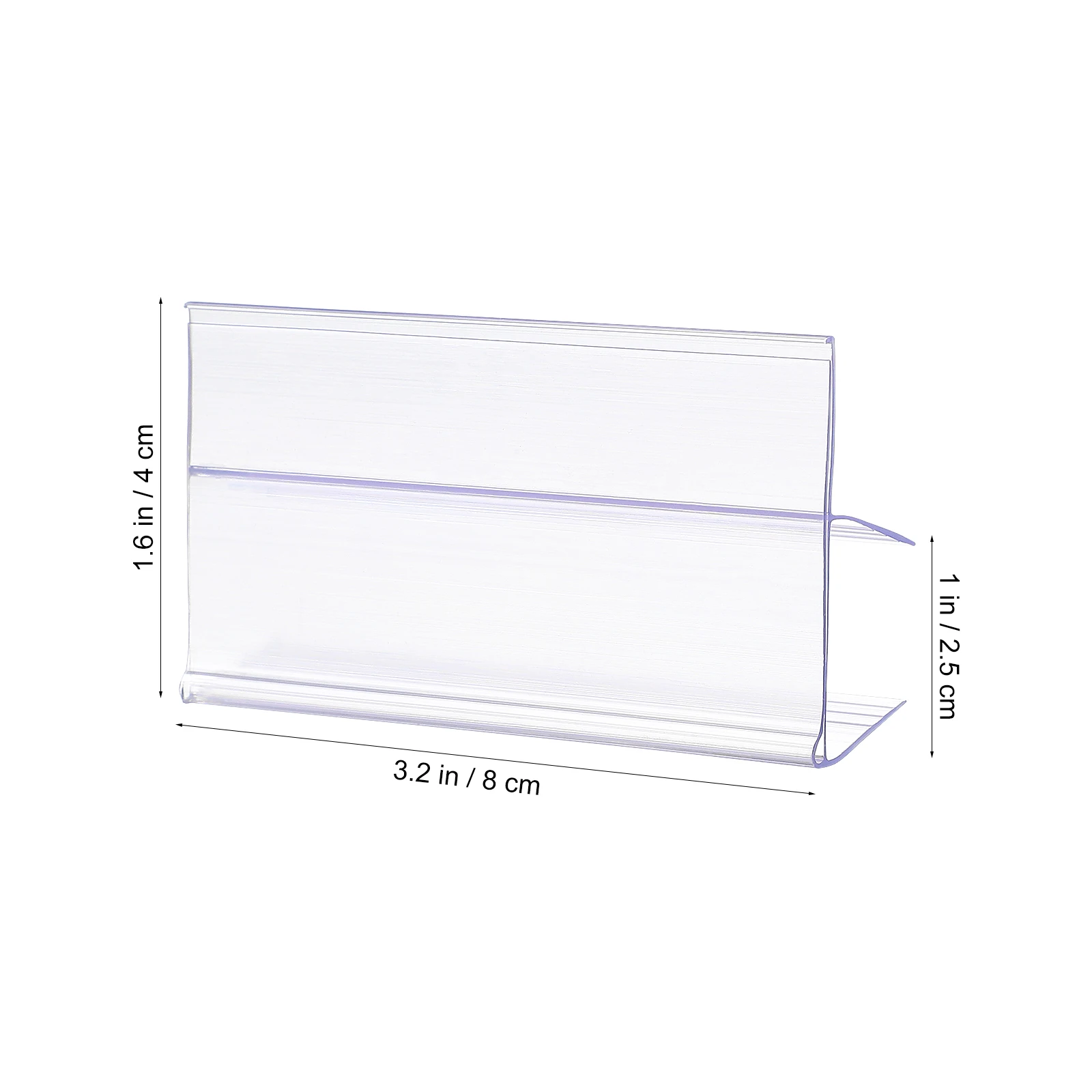 30pcs L Shape Table Sign Display Stand Name Price Card Holder For Retail Bakery Buffet Acrylic Clear Price Card Tag Label Stand