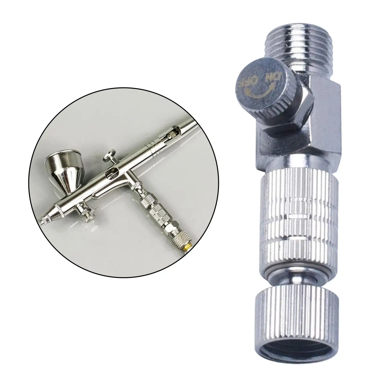 Imagem -05 - Conector Airbrush Quick Release Adaptador de Mangueira Acoplamento Desconexão Fêmea Comprimento 45 mm Badger Adaptador