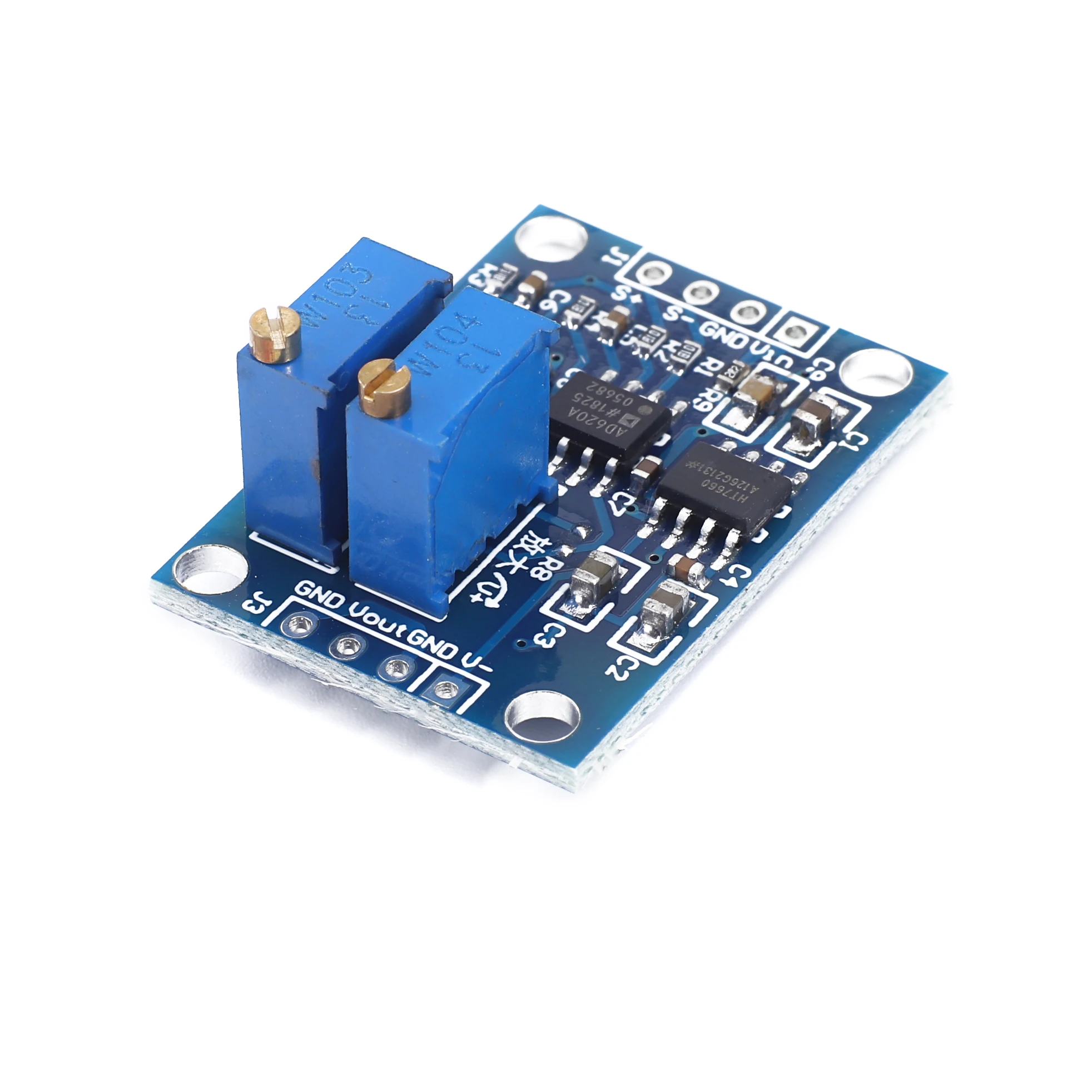 AD620 Microvolt MV Voltage Amplifier Signal Instrumentation Module Board 3-12VDC New Arrival