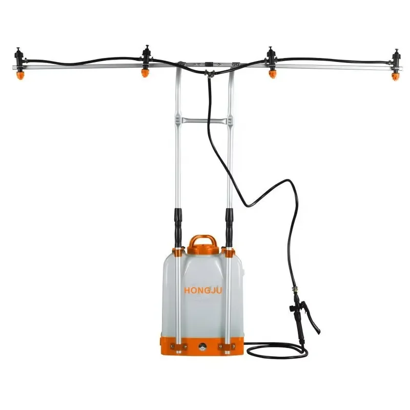Portable 6 Nozzle Battery Powered Boom Sprayer for Garden Lawn Care Efficient Watering Tool Handheld Electric Spray Gun