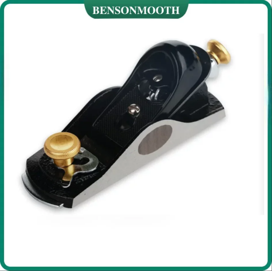 Cast Iron Hand Planer 160mm - Adjustable Woodworking Block Plane for Chamfering Trimming End Grain Smoothing