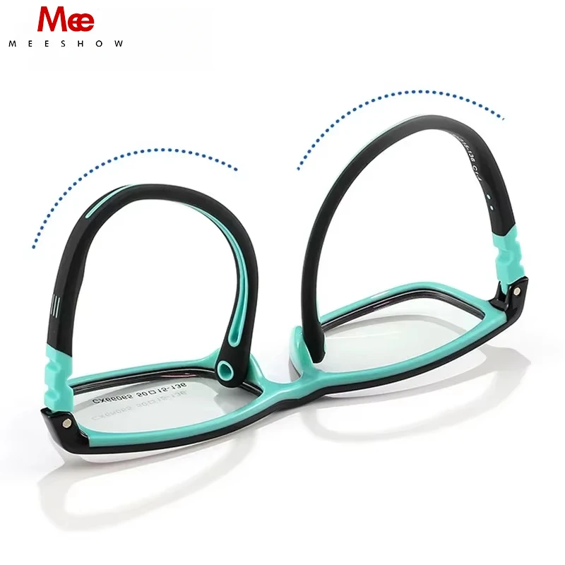 Meeshow Classic Kids Silicone Frames Myopia TR Eyeglasses Frames Anti Blue Light Glasses Customizable Prescription spectacles - view 5