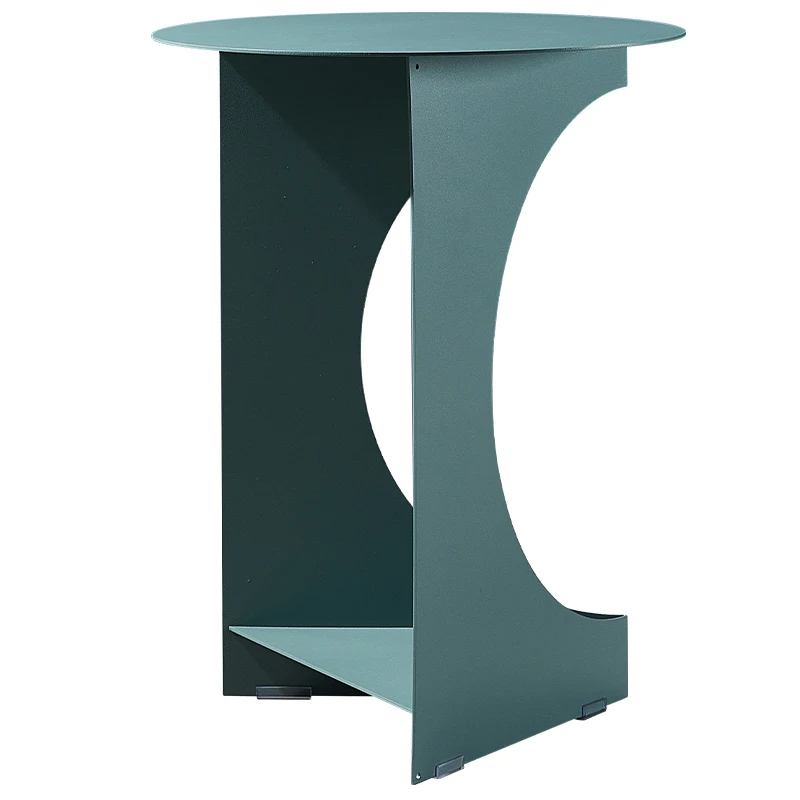 

Wyj Creative Marble Small Table Balcony round Tea Table