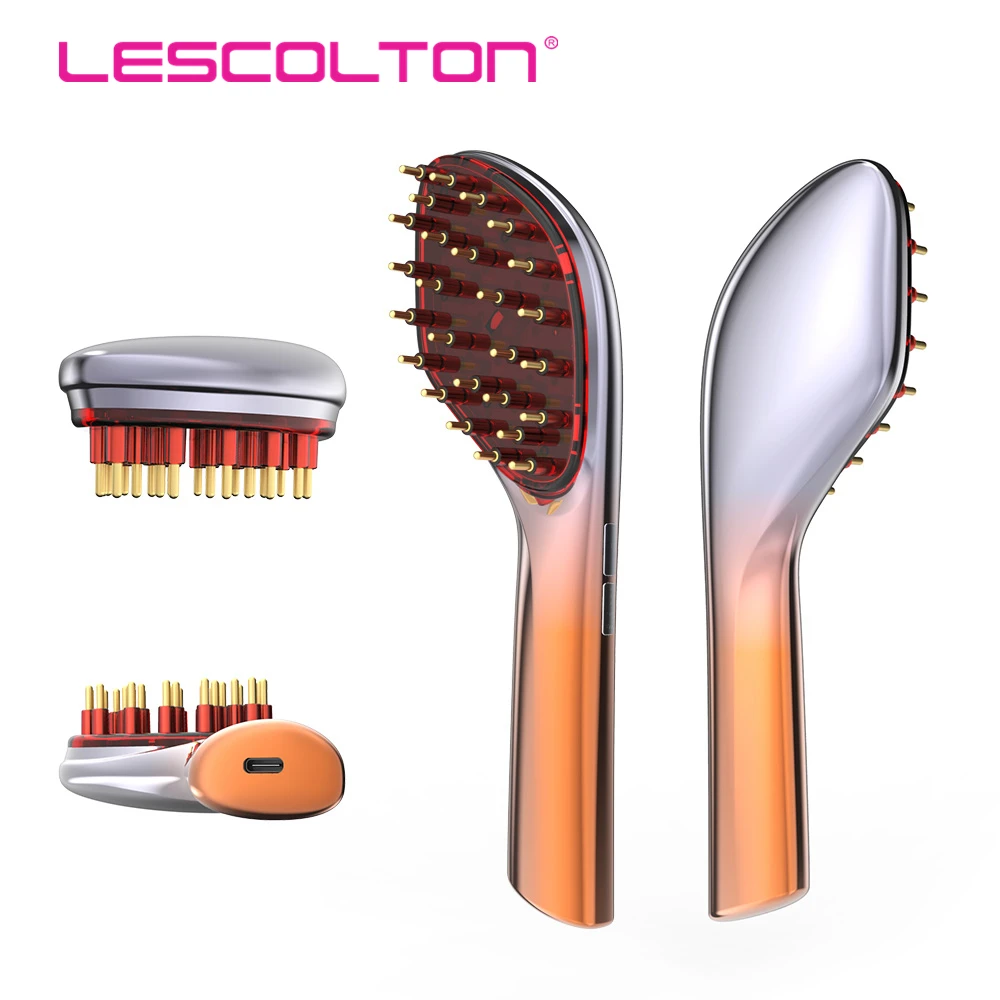 

Lescolton Electric Head Massager Red Light Therapy Hair Growth Micro-current Hair Growth Comb Head Massage Brush Scalp Care