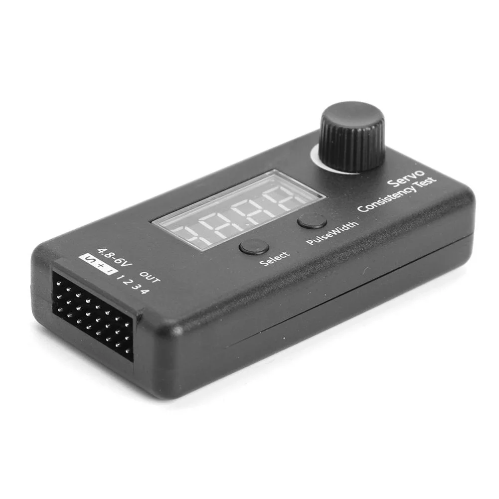 DC 4.8-6V Mini 3 Modes Digital Servo/ESC Consistency Tester Steering Gear Measurement for RC Helicopter Airplane Car Tool Model