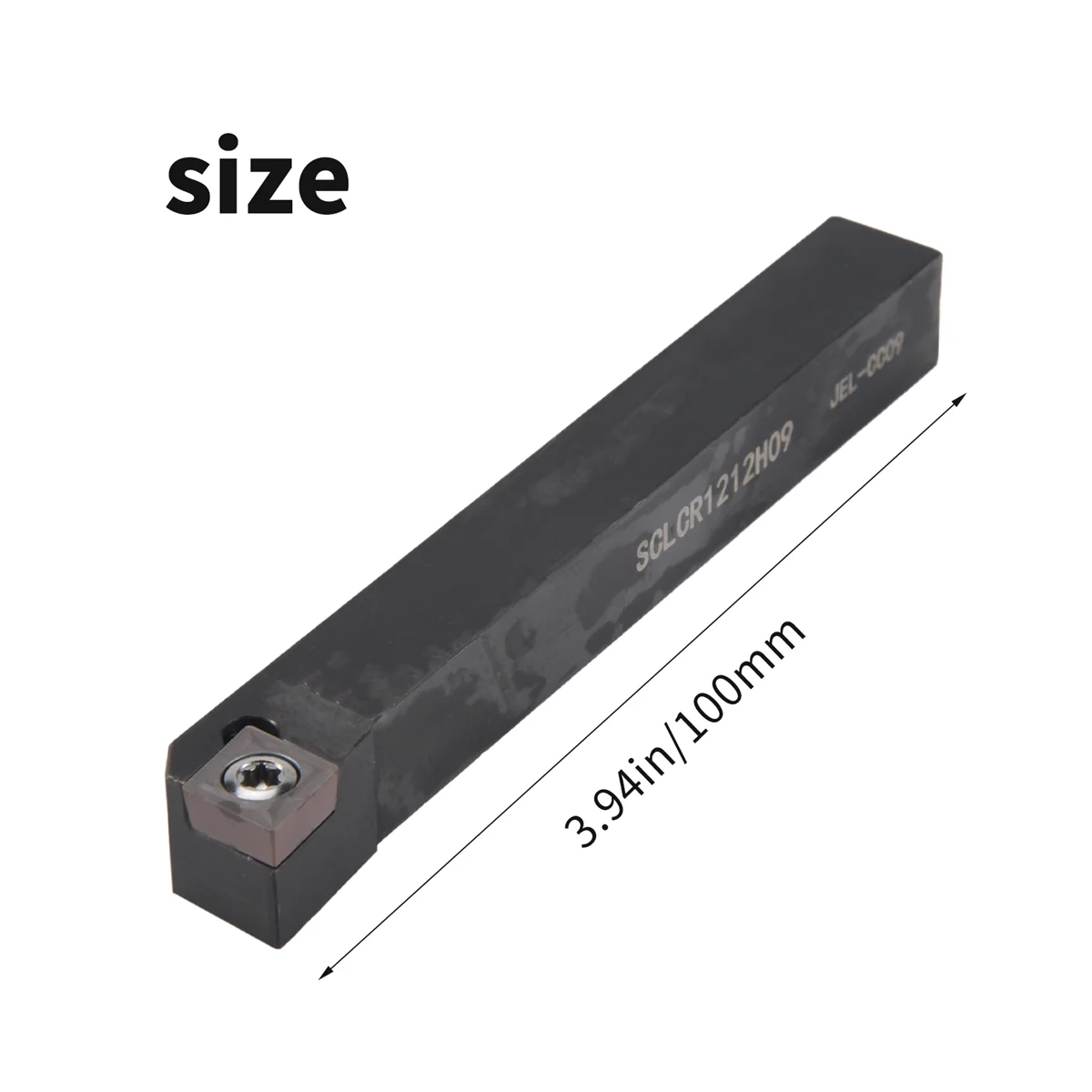 

A06K SCLCR1212H09 Holder Lathe Tool Cutter With 10pcs CCMT09T304-PM Blades Insert CNC 100mm