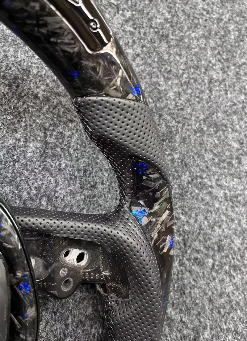 For  LED Display Forged Carbon Fiber Steering Wheel 2018 2019 2020 2021 2022 2023 2024