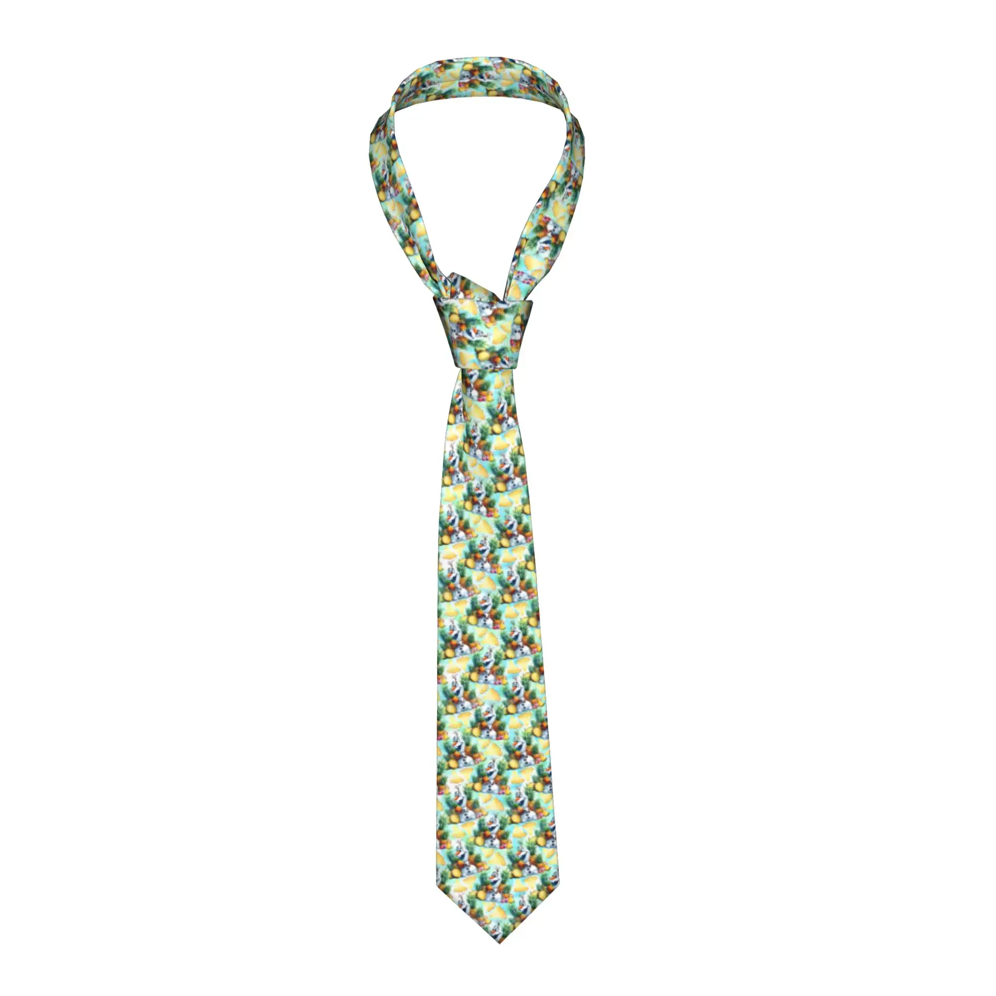 

Мужской шелковый галстук с индивидуальным дизайном: мультяшный, аниме, в стиле Frozen Fantasy, для свадьбы