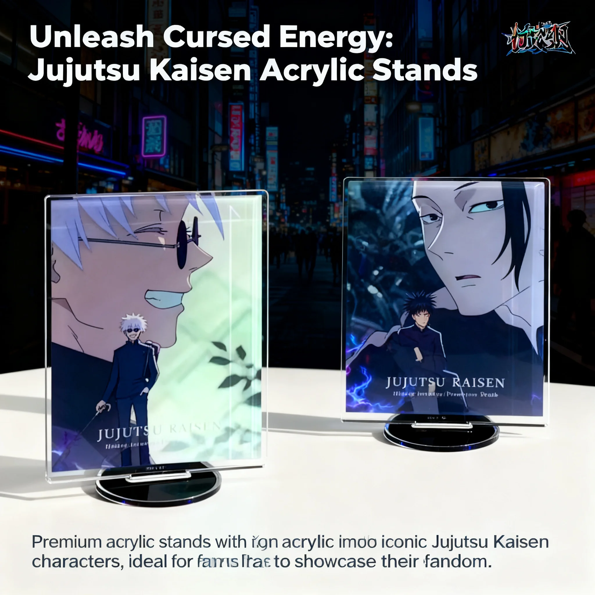 

New Jujutsu Kaisen Gojo Satoru Geto Suguru Acrylic Stand High Quality Desktop Decor Anime Figure Collectible Gift for Fans
