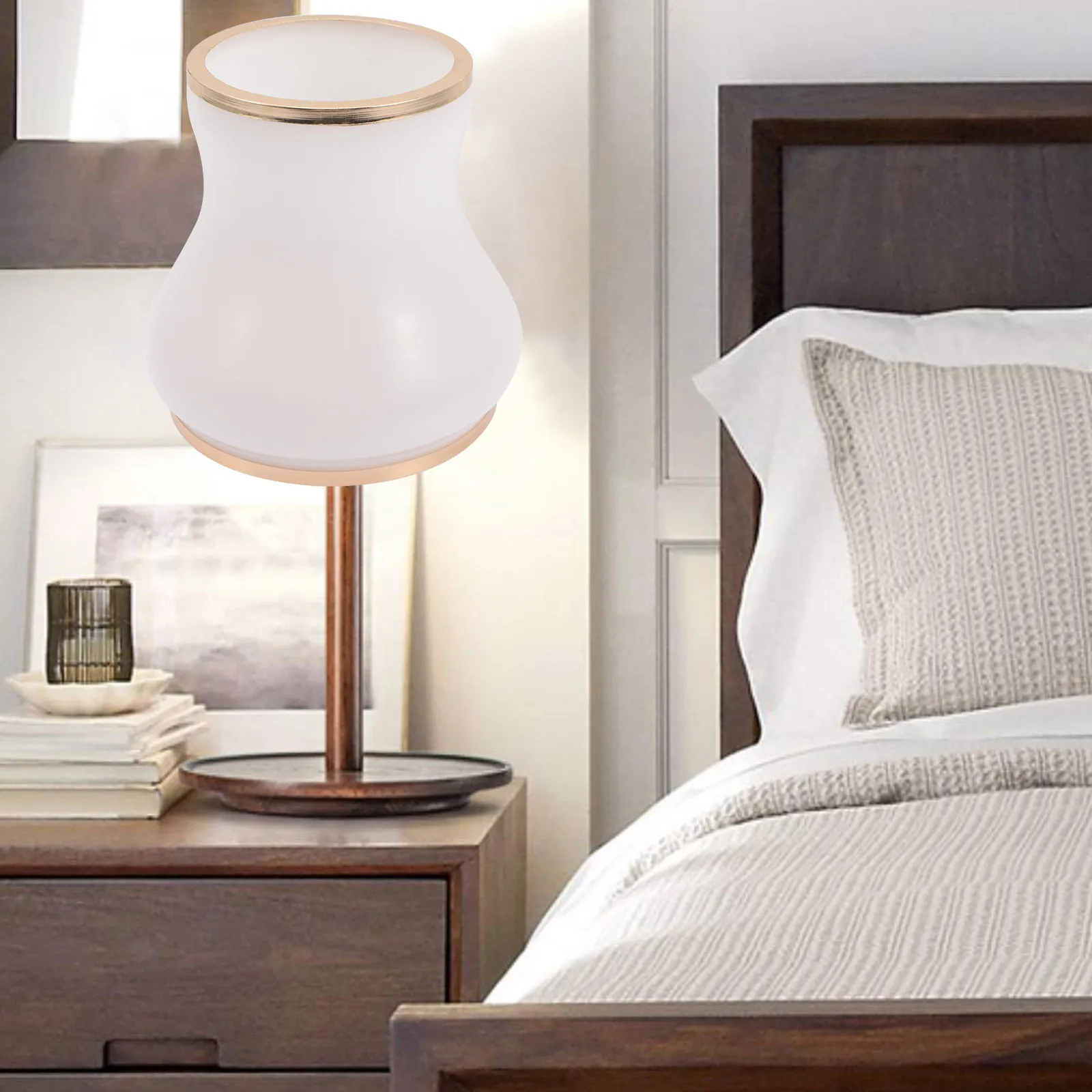 

Small Glass Lamp Shade E14 Ceiling Lamp Cover Indoor Light Cover Pendant Light Shade Fixture Replacement Globe