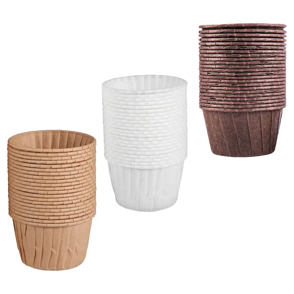 150Pcs Thick Premium Food-Grade Paper Cake Cups for Muffins Cupcakes Baking Dessert Party Decoration Festive Disposable Baking