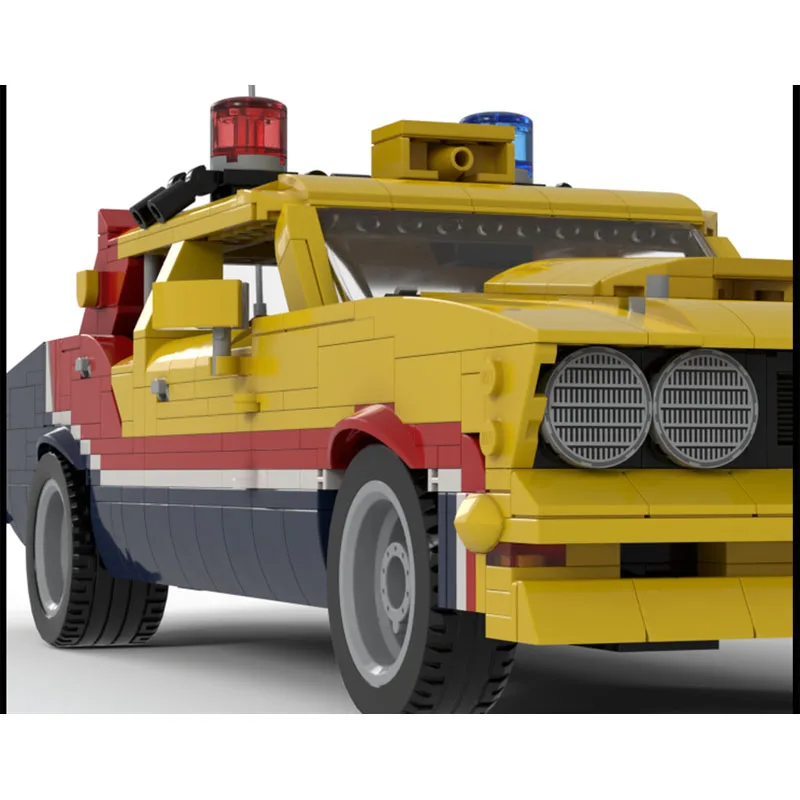 MOC-197005 سلسلة الأفلام الجديدة Supercar سباق بنة نموذج • 1247 أجزاء صبي أطفال عيد الميلاد اللبنات لعبة هدية