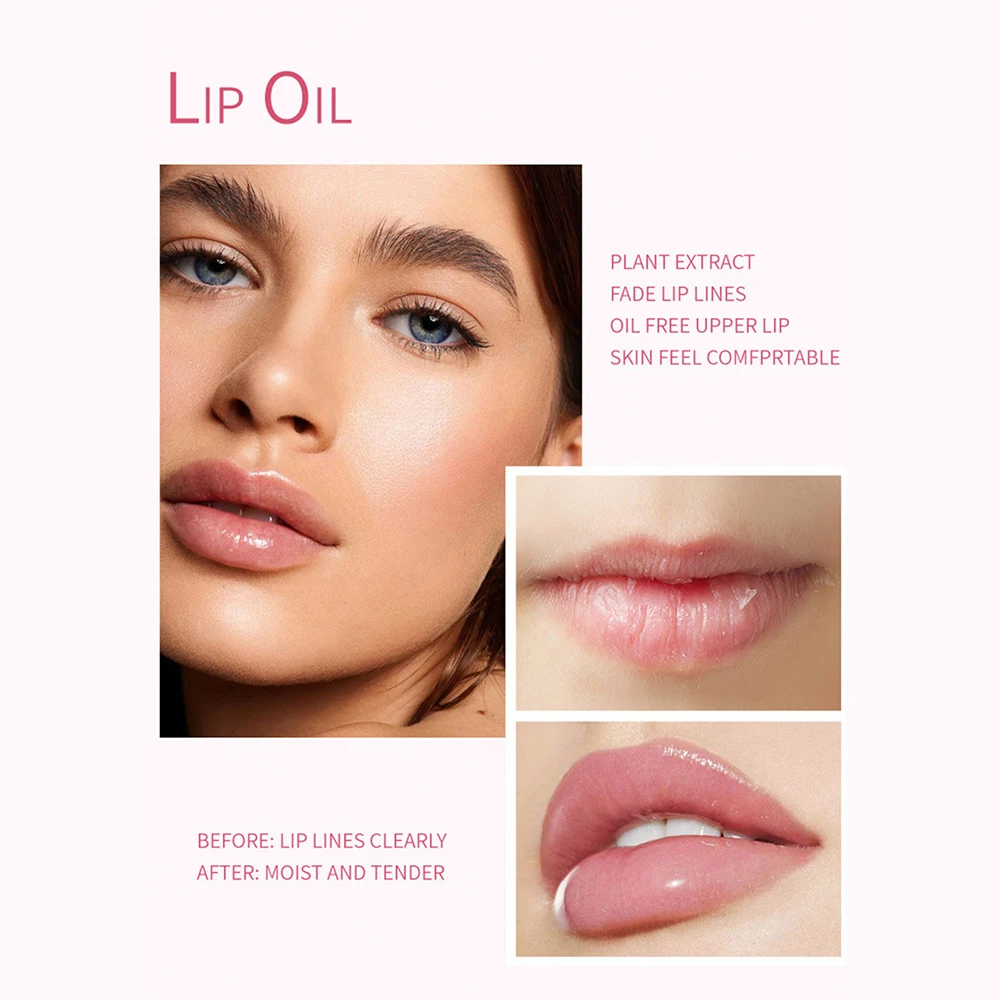 Aceite de labios hidratante para el cuidado de los labios, elimina la piel muerta, agua ligera, maquillaje de labios hidratante de larga duración