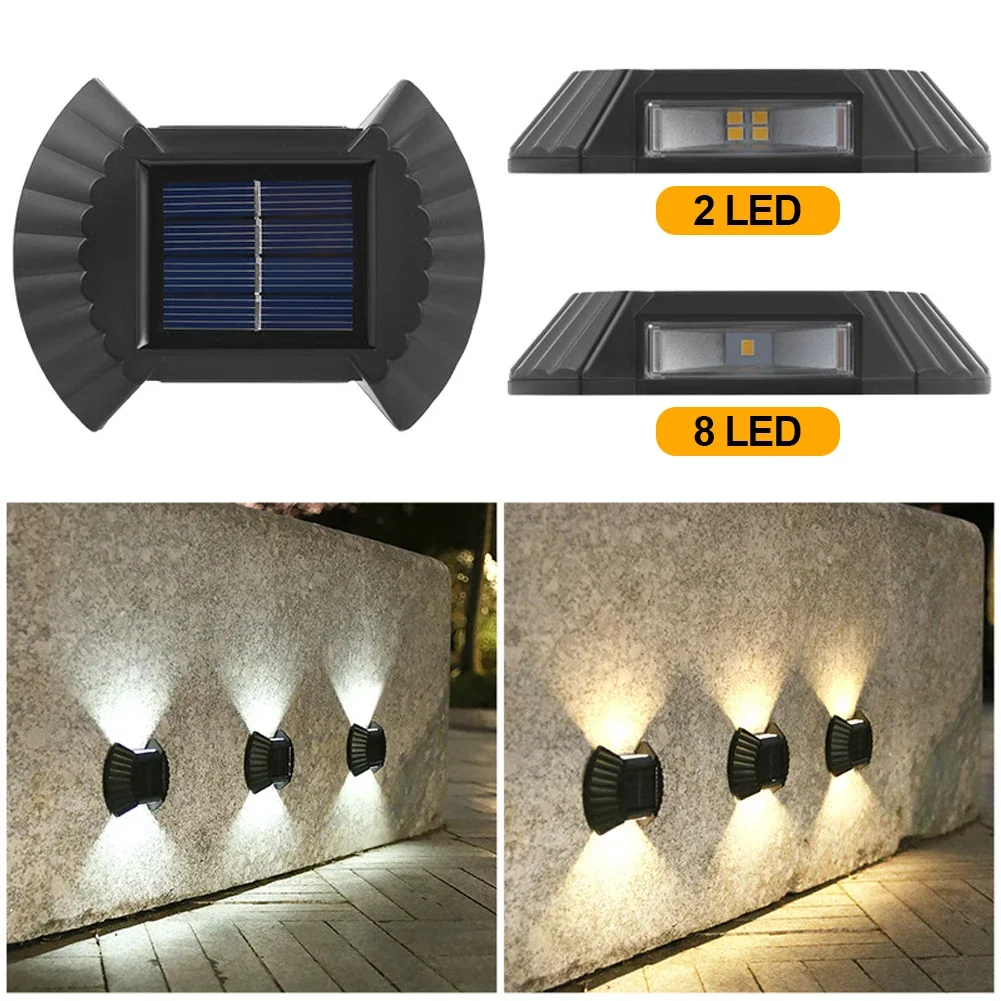 Solar Light Waterproof Solar Led Light Outdoor Sunlight Lamp for Garden Street Landscape Balcony Decor Solar Wall Lamp Outdoor