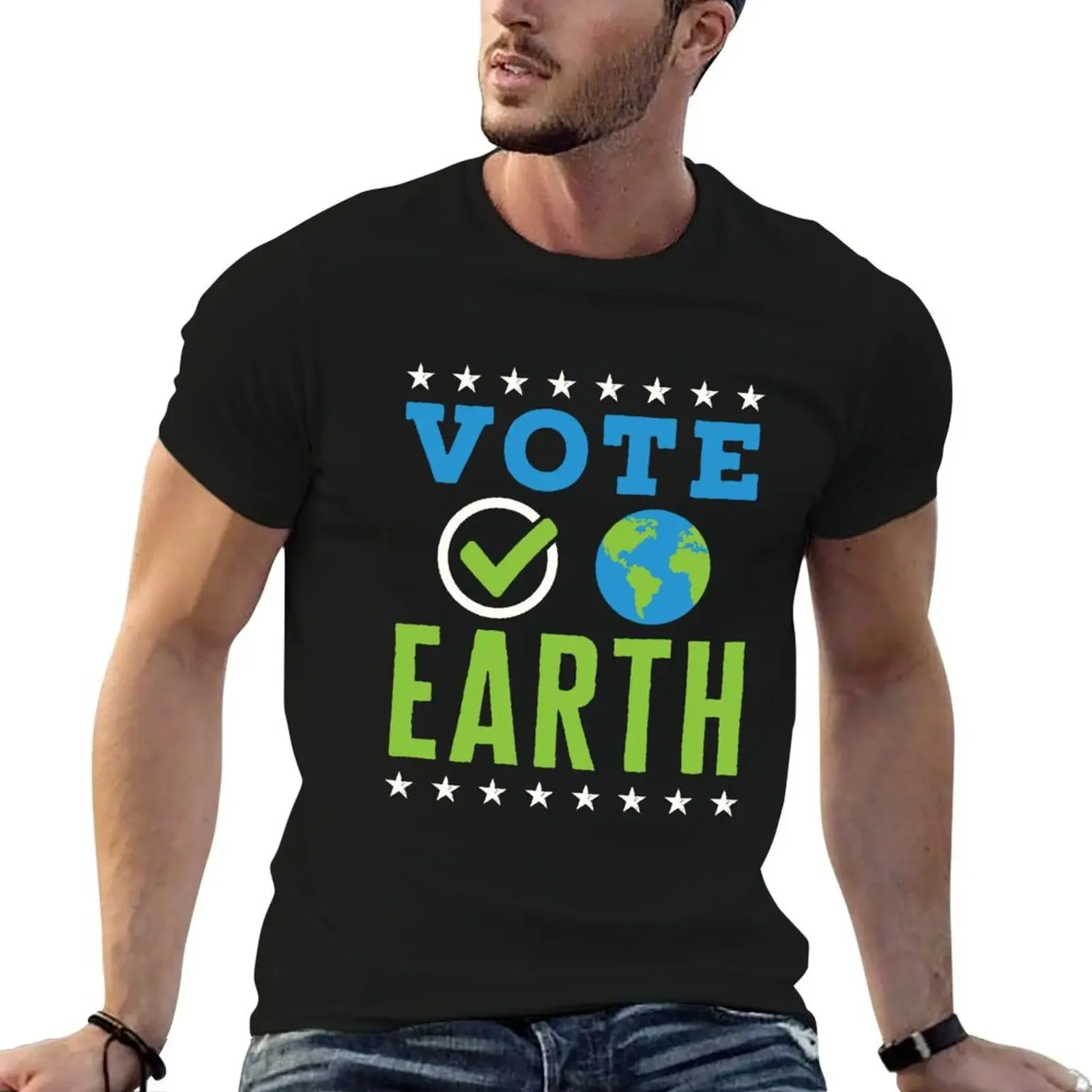 Vote Earth Environment Earth Day Environmental Activist T-Shirt Blouse tops customizeds quick-drying mens shirts graphic tee