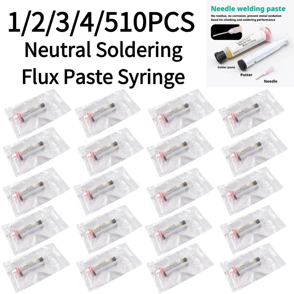 

1/2/3/4/5/10 шт. Профессиональная флюсовая паста для пайки без галогенов, нейтральная, с низким уровнем дыма и остатков, аксессуар для электронной очистки
