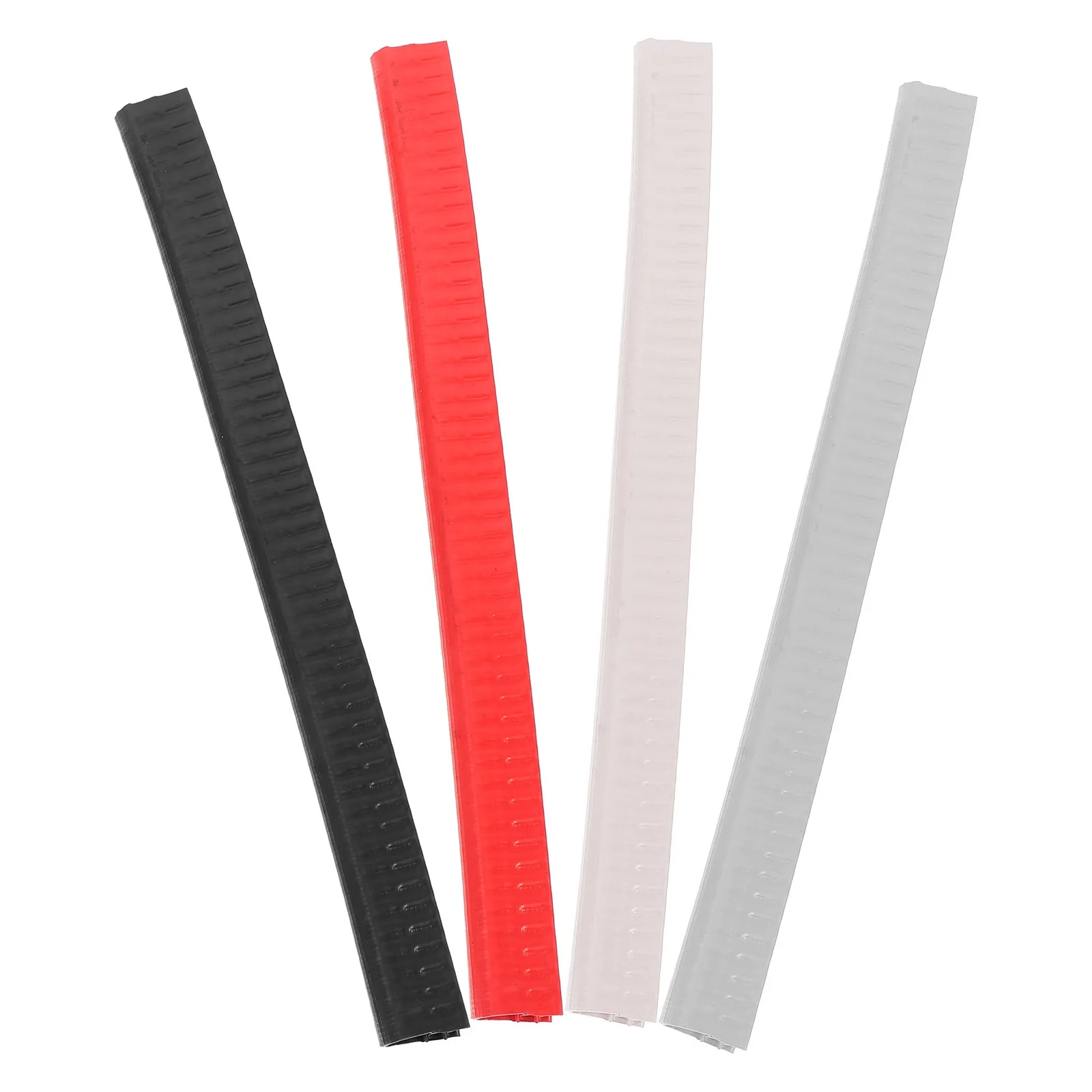 

4Pcs Skateboard Edges Protector U-Shaped PVC Steel Deck Guard Anti-Collision Protective Strip for Skateboard Deck Edging